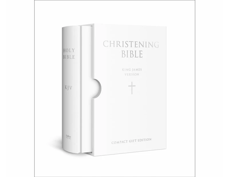 The Holy Bible : King James Version (KJV) White Compact Christening Edition