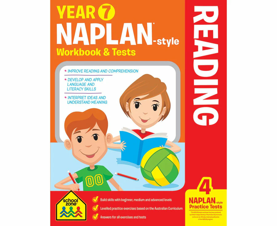 Year 7 NAPLAN - Style Reading Workbook and Tests : School Zone