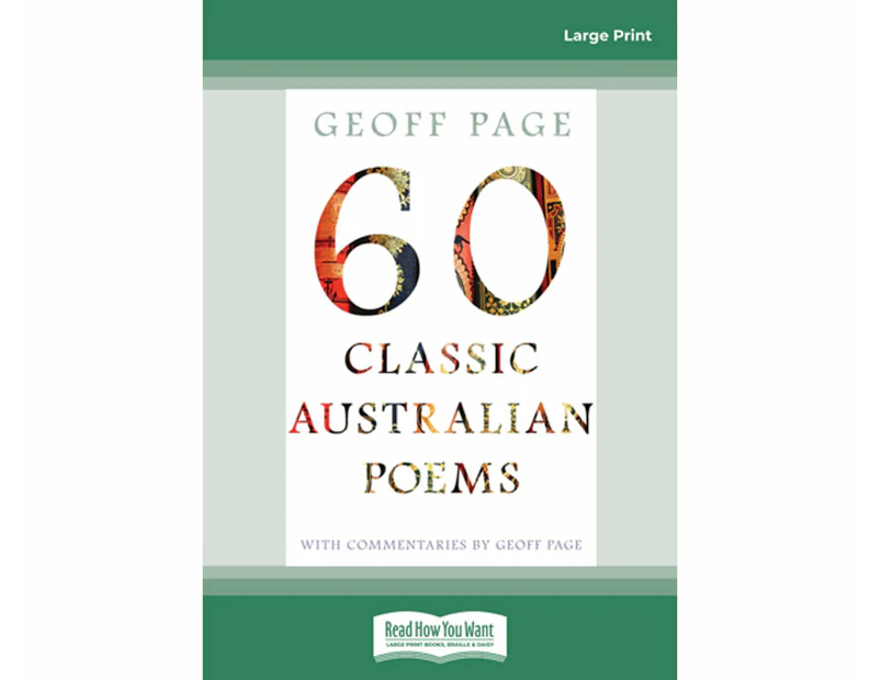 60 Classic Australian Poems Large Print