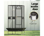 i.Pet Bird Cage Large Jumbo Aviary Budgie Perch Cage Parrot Stand Wheels Corner