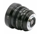 SLR Magic MicroPrime Cine 17mm T1.5 Camera Lens for Micro Four Thirds MFT Mount