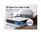 STARRY EUCALYPT Mattress Pillow Top Foam Bed 24cm