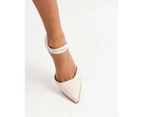 Jo Mercer Women's Flora Mid Heel Shoes Off - Off White
