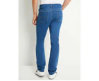 RIVERS - Jeans -  Mens Straight Leg Denim Jean - Mid Wash