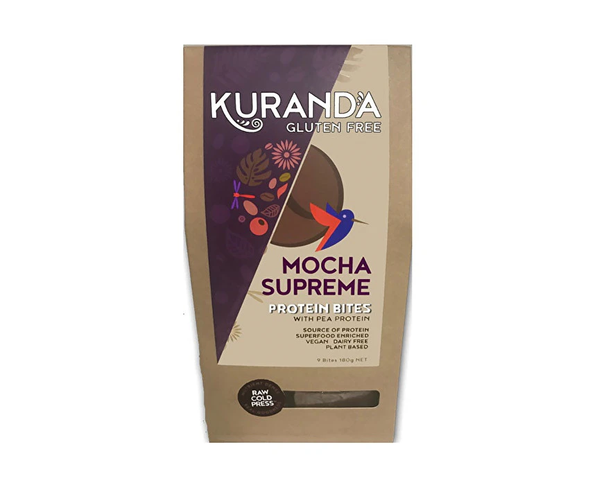 Kuranda Wholefoods Gluten Free Protein Bites Mocha Supreme 20g x 9 Pack