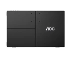 AOC 16T3E 15.6" FHD IPS Portable Monitor - Black