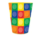 Building Block Plastic Favour Cup x1