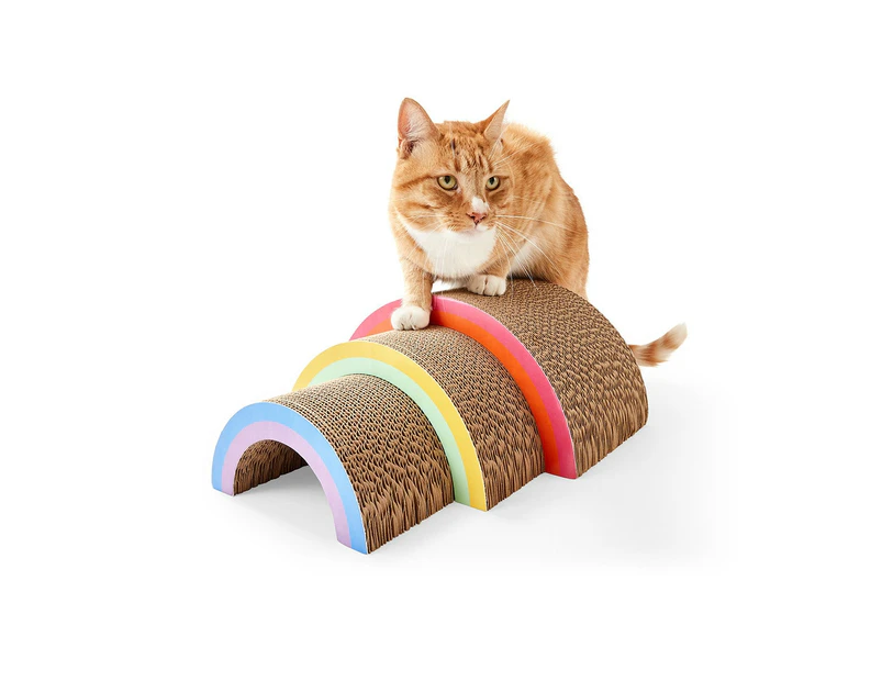 Cat Scratcher Rainbow