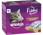 5PK Whiskas So Fishy Seafood In Jelly Wet Cat Food (85gx12)