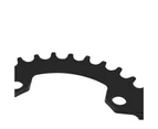 Bicycle Chainring Aluminum Alloy 104 Bcd 36T Round Single Bike Narrow Wide Chainring For Road Mountain Bike Accessories