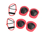 6Pcs/Set Knee Support Pads Elbow Protectors Hand Guards For Children Outdoor Cycling Skating