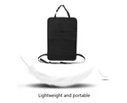 Universal Nylon Car Seat Back Organizer Storage Bag Cover Protector ( Black)
