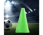 10Pcs 23Cm Green Soccer Training Cone Number 0-9 Football Barriers Marker