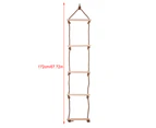Climbing Rope Ladder Swing Climb Hang For S Garden Exercise Equipment