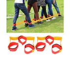 1Pair Outdoor Sport Equipment Multiplayer Legged Fixed Belt Teamwork Game Interactive Toys3 People Belt