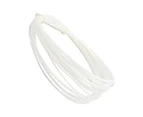 Hex Tennis String Professional Wear Resistance Tennis Wire For Tennis 12M/39.4Ft White