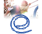 1.5M Children Outdoor Plastic Coated Iron Playground Swing Link Chain Toy Accessory( Blue)