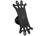Universal Bicycle Phone Holder Stand Stretchable Silicone Strap 360 Degrees Rotating