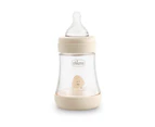 Chicco Nursing Baby Perfect5 150ml Feeding Bottle/Slow Silicone Teat 0m+ Natural