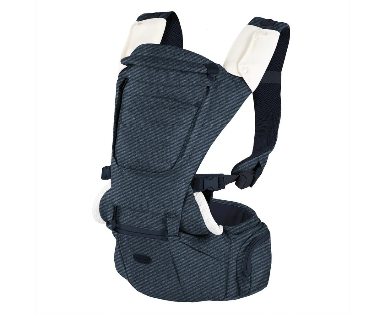 Chicco Juvenile Baby/Newborn 3in1 Hip Seat Carrier 40cm Multi-Position Denim