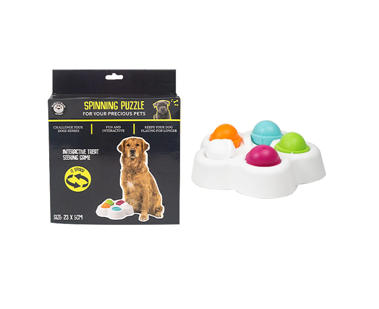 Dudley's World Of Pets Spinning Puzzle Treat Game Interactive Pet Toy