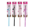 4x Dudley's World Of Pets Sparkle Cat Stylish Identification Collar Assorted