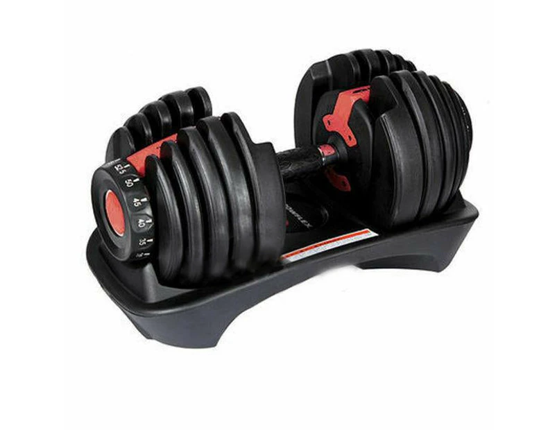 24kg Adjustable Dumbbell Home GYM Exercise Equipment Weights Fitness Workout