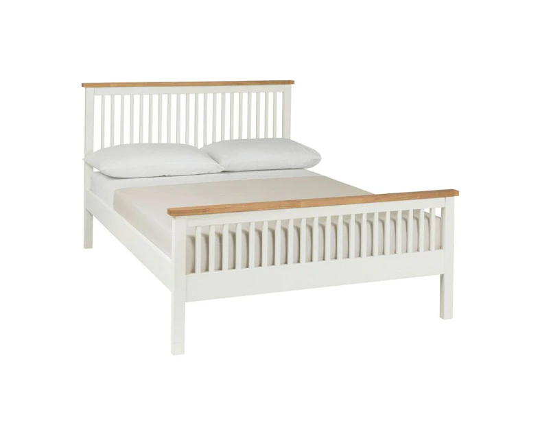 Foret Bed Frame Base Support Wooden Bedroom Furniture - Double