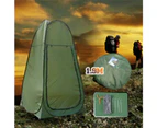 Camping Popup Portable Shower Tent + 40L Solar Shower Bag Portable Bag