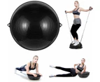 64cm Yoga Wave Speed Bosu Ball Semicircular Balance Thickened Beam Fitness Rehabilitation Training