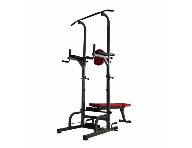 Gym bench Foldable Dip Tower Bar Chin Push Pull Up bench Stand