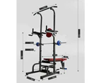 Gym bench Foldable Dip Tower Bar Chin Push Pull Up bench Stand