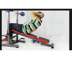 Gym bench Foldable Dip Tower Bar Chin Push Pull Up bench Stand