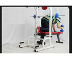 Gym bench Foldable Dip Tower Bar Chin Push Pull Up bench Stand