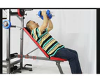 Gym bench Foldable Dip Tower Bar Chin Push Pull Up bench Stand