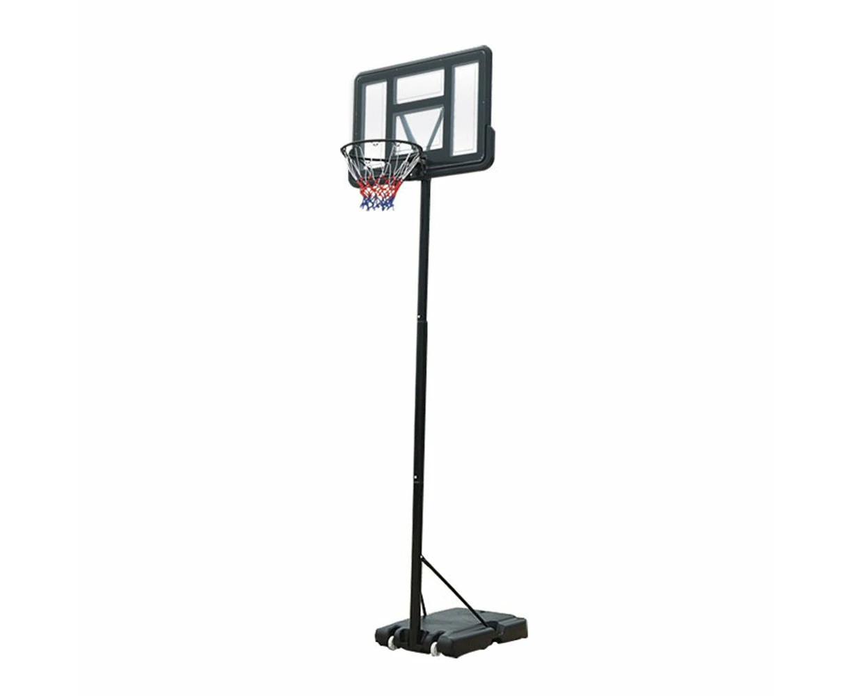 Adjustable Portable Basketball Stand System Sport Hoop Net Ring Rim Outdoor Sports