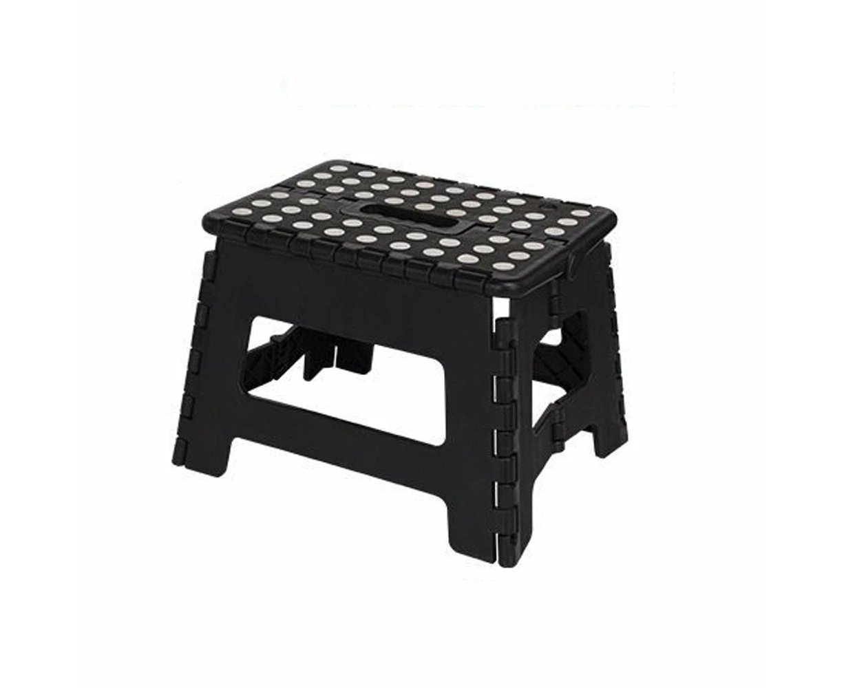 Plastics Folding Stool Step Portable Chair Store Flat Outdoor Camping 22cm Height