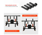 Multi Wall Mounted Adjustable Knee Raise Pull Up Chin Up Bar Dips Station