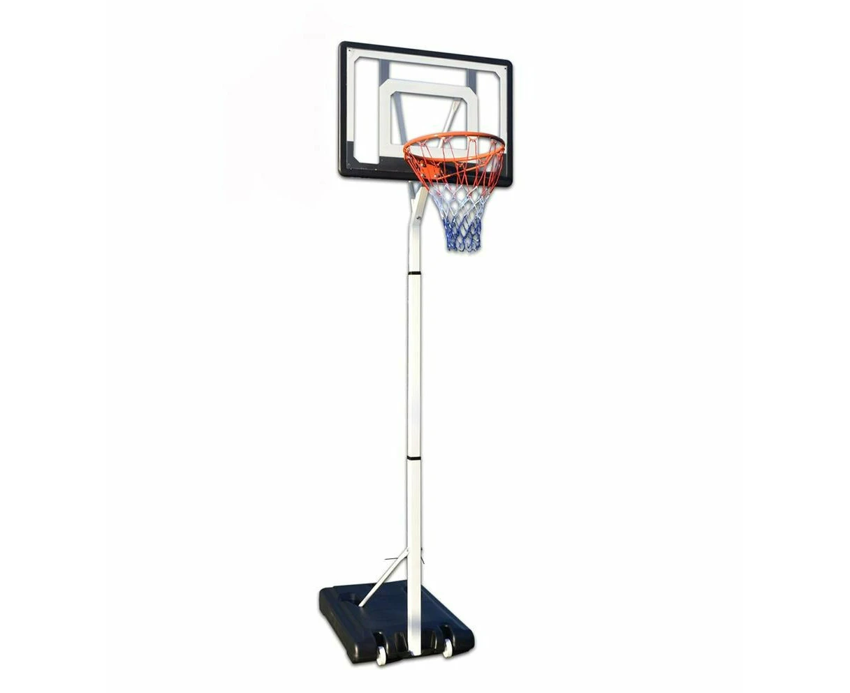 Adjustable Portable Basketball Stand System Sport Hoop Net Ring Rim Outdoor Sports