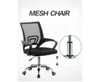 Black Executive Mesh Breathable Home Office Game Chair Computer Lumbar Support Swivel Lift