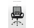 Black Executive Mesh Breathable Home Office Game Chair Computer Lumbar Support Swivel Lift