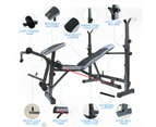 Fitness Multi Weight Bench Station Press Weights Equipment Curl Incline Home Gym