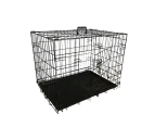 Salesbay 48inch Collapsible Pet Dog Cage Metal Kennel Portable Cat Rabbit House