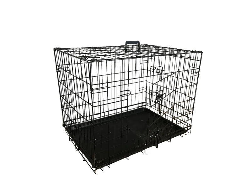 Salesbay 48inch Collapsible Pet Dog Cage Metal Kennel Portable Cat Rabbit House