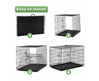 Salesbay 48inch Collapsible Pet Dog Cage Metal Kennel Portable Cat Rabbit House