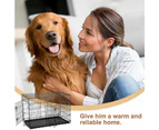 Salesbay 48inch Collapsible Pet Dog Cage Metal Kennel Portable Cat Rabbit House