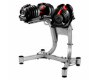 80kg Adjustable Dumbbell Set w Stand Home GYM Exercise Equipment Weight 17 weights 2x 40kg