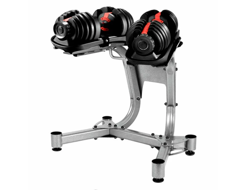 80kg Adjustable Dumbbell Set w Stand Home GYM Exercise Equipment Weight 17 weights 2x 40kg