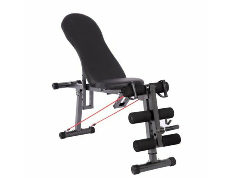 Sit Up Abdominal Crunch Adjustable Flat Incline Bench Fitness GYM Home lifting Angle