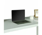 FORET Computer Desk Office PC Laptop Table Study Workstation Home White Metal